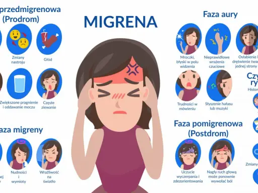 Migrena: objawy, aura i "czerwone flagi". Rozpoznaj atak!