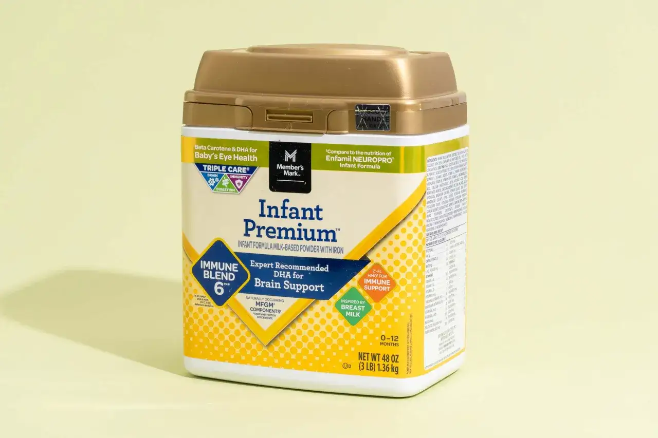 Magnez dla niemowląt w proszku, Infant Premium, z DHA dla wsparcia mózgu.